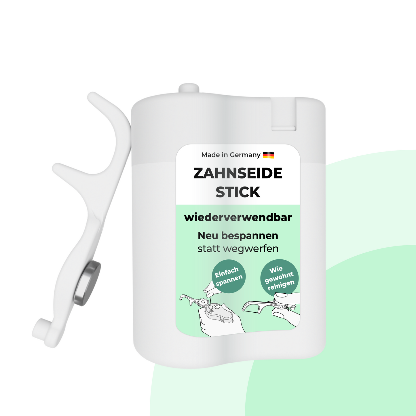 Zahnseide-Stick wiederverwendbar