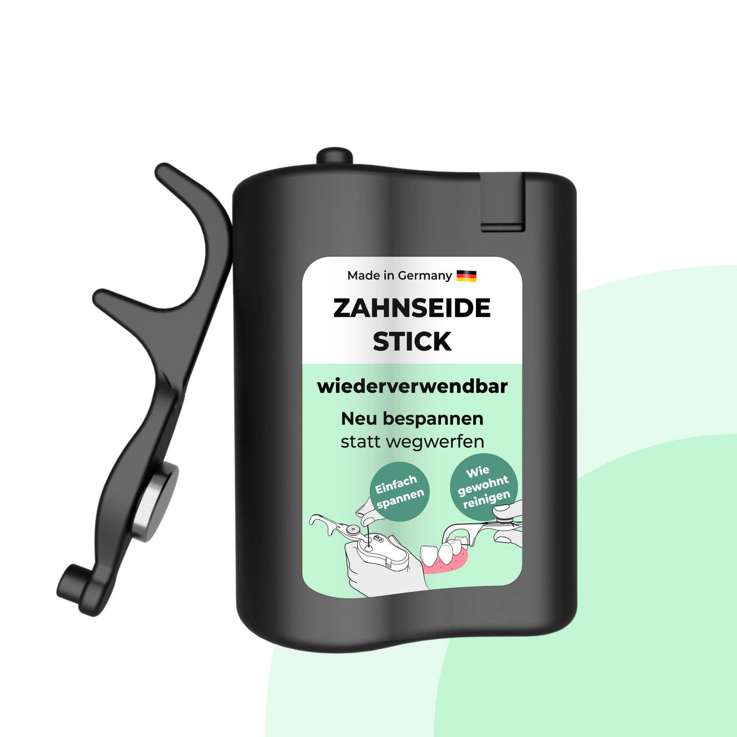Zahnseide-Stick wiederverwendbar