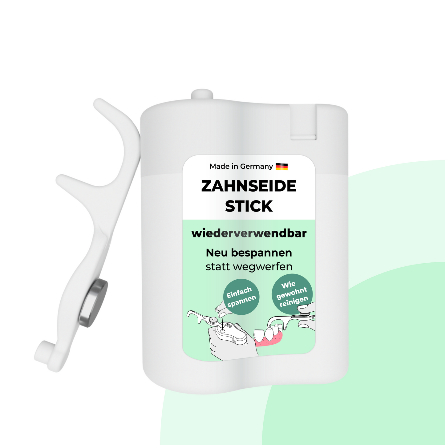 Zahnseide-Stick wiederverwendbar