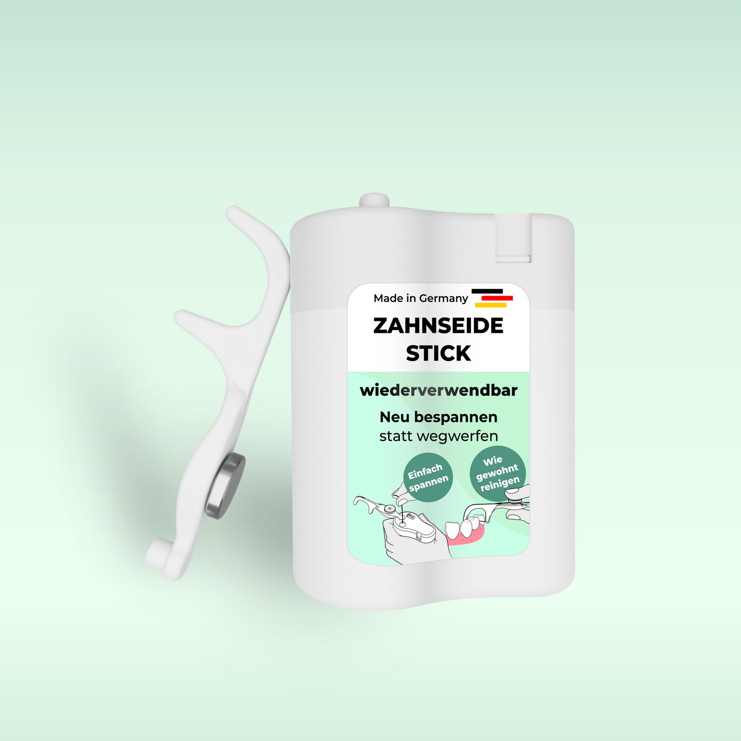 Zahnseide-Stick wiederverwendbar