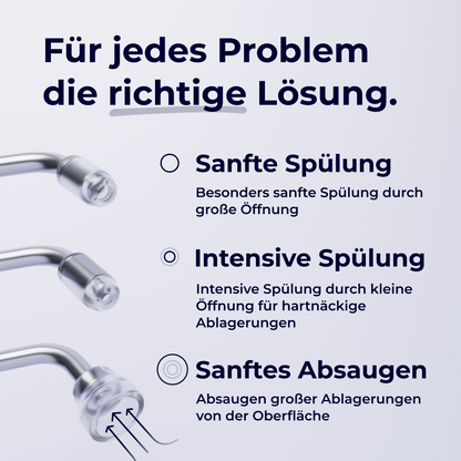 2in1 Mandelstein Schröpfglas & Munddusche