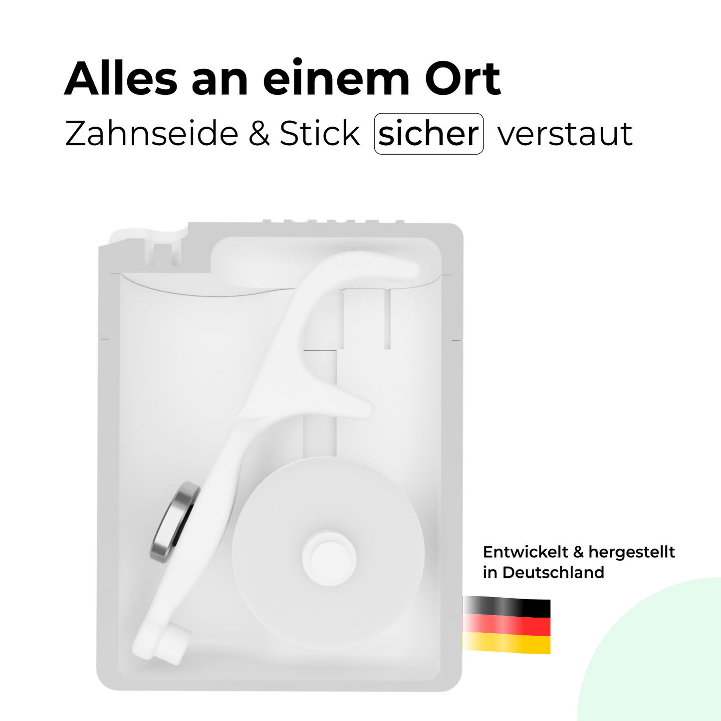 Zahnseide-Stick wiederverwendbar
