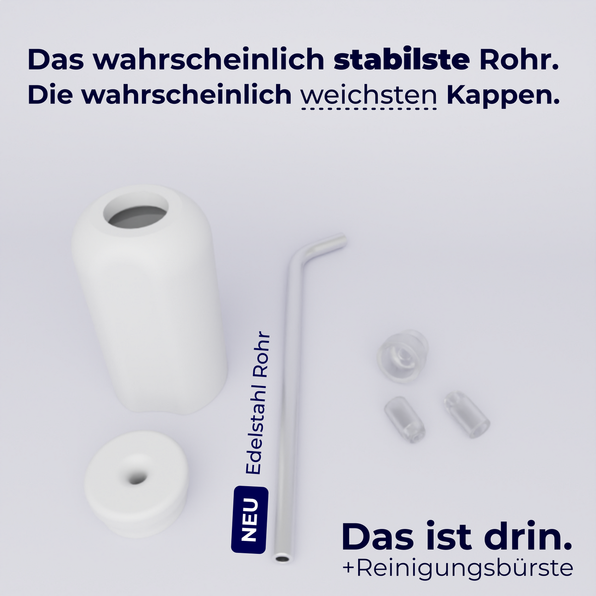 2in1 Mandelstein Schröpfglas & Munddusche