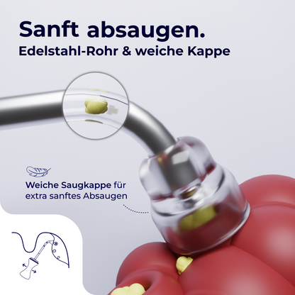 2in1 Mandelstein Schröpfglas & Munddusche