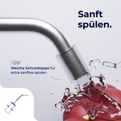2in1 Mandelstein Schröpfglas & Munddusche