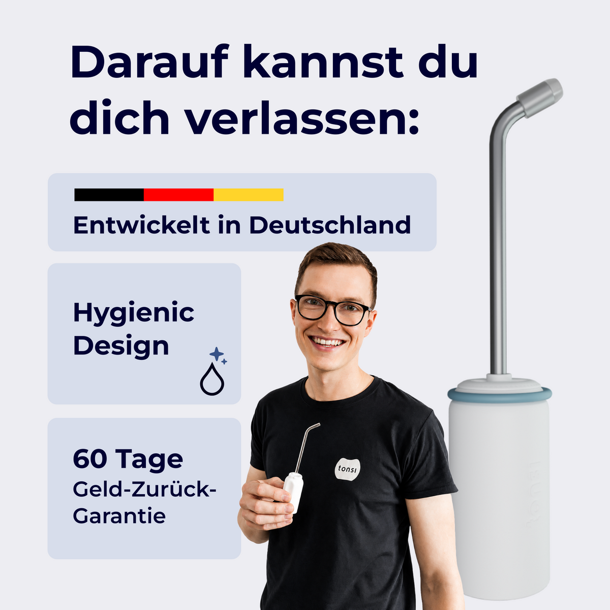 2in1 Mandeldusche XL