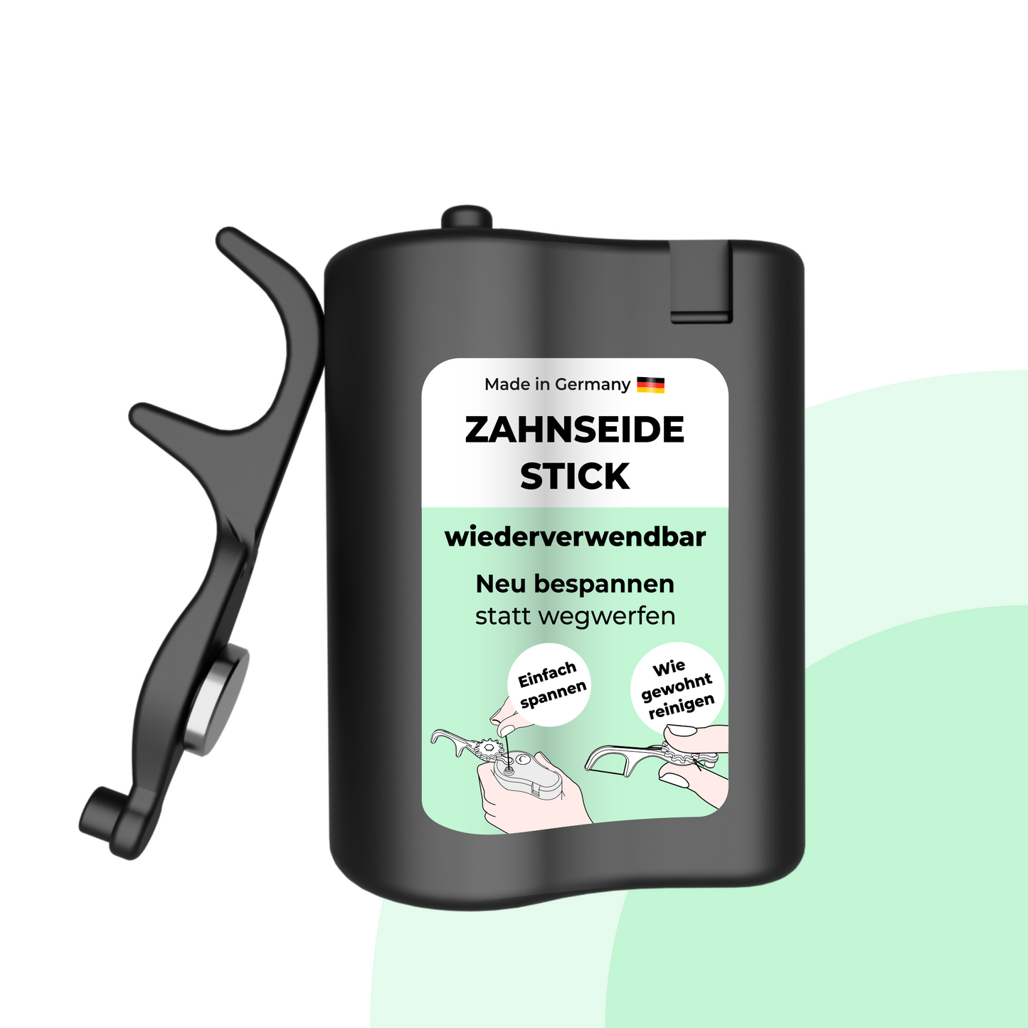 Zahnseide-Stick wiederverwendbar
