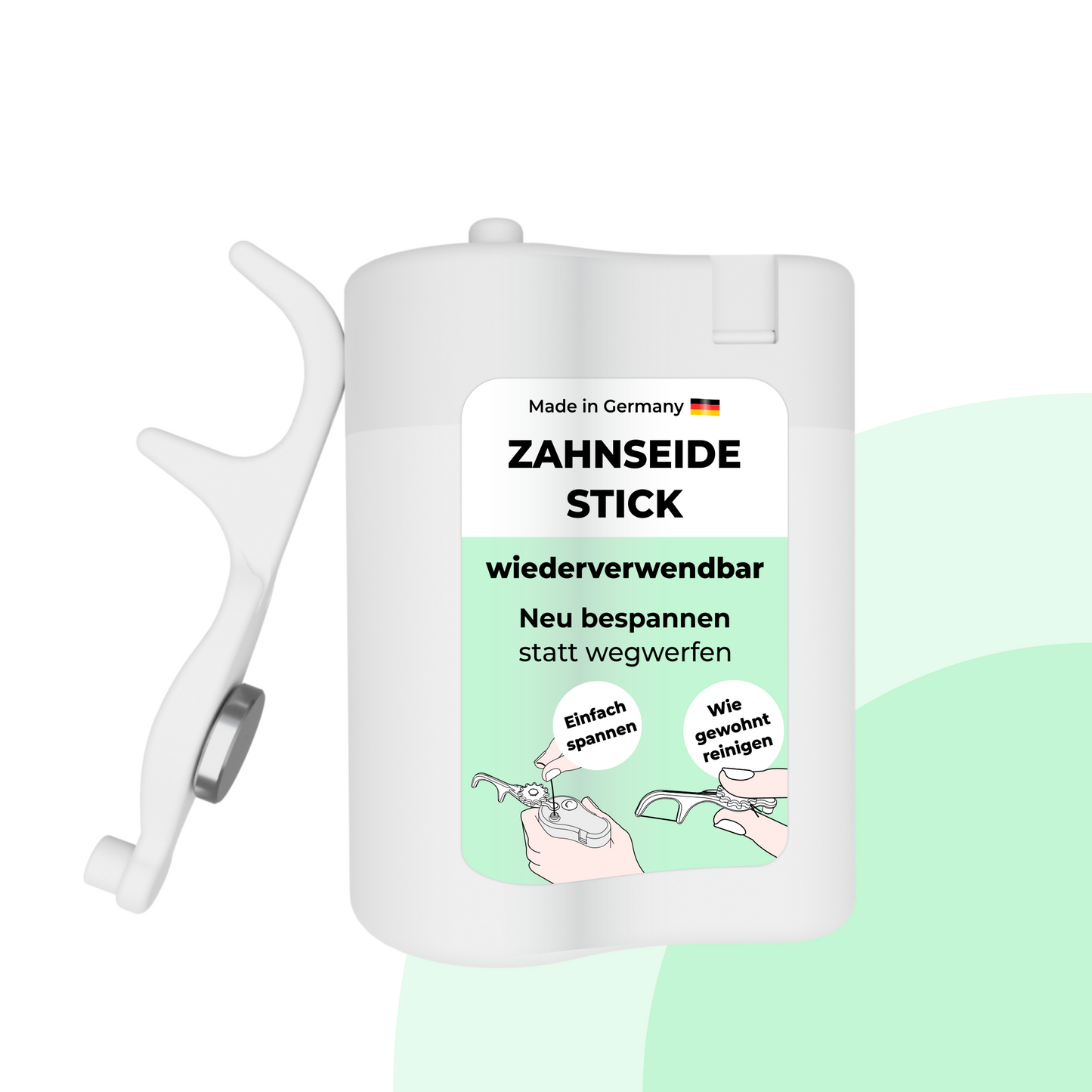 Zahnseide-Stick wiederverwendbar