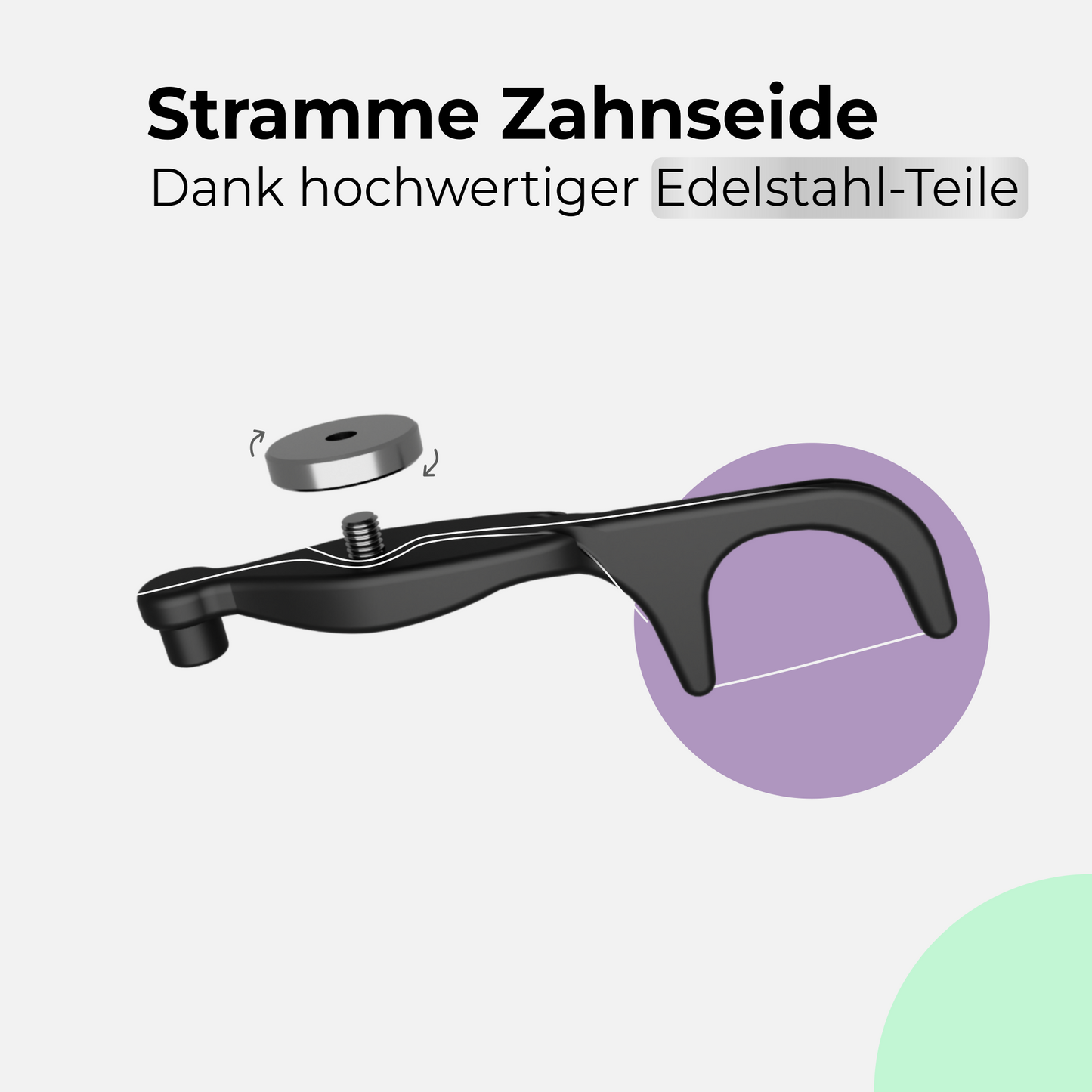 Zahnseide-Stick wiederverwendbar