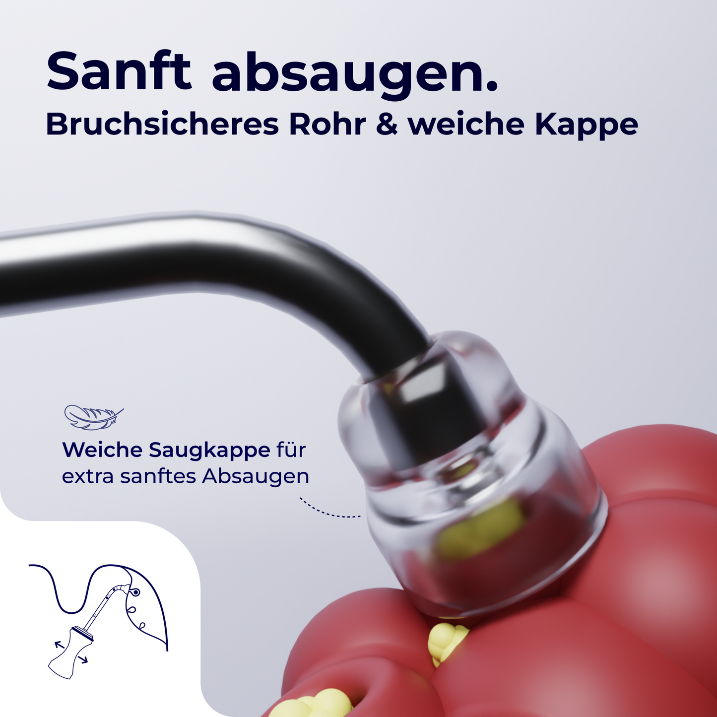 2in1 Mandeldusche XL