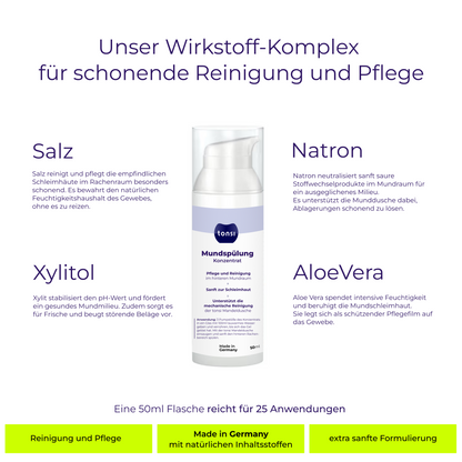 Mundspül-Konzentrat für Munddusche