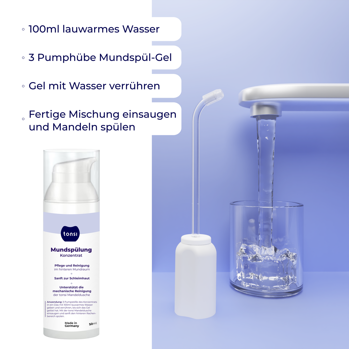 Mundspül-Konzentrat für Munddusche