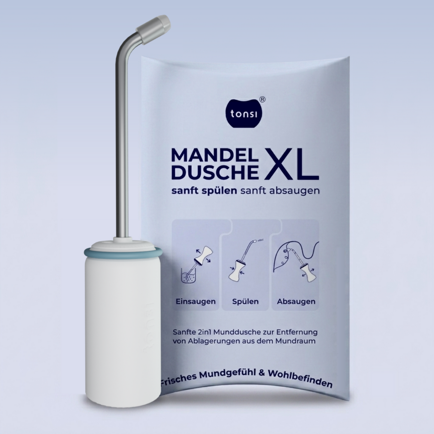 2in1 Mandeldusche XL