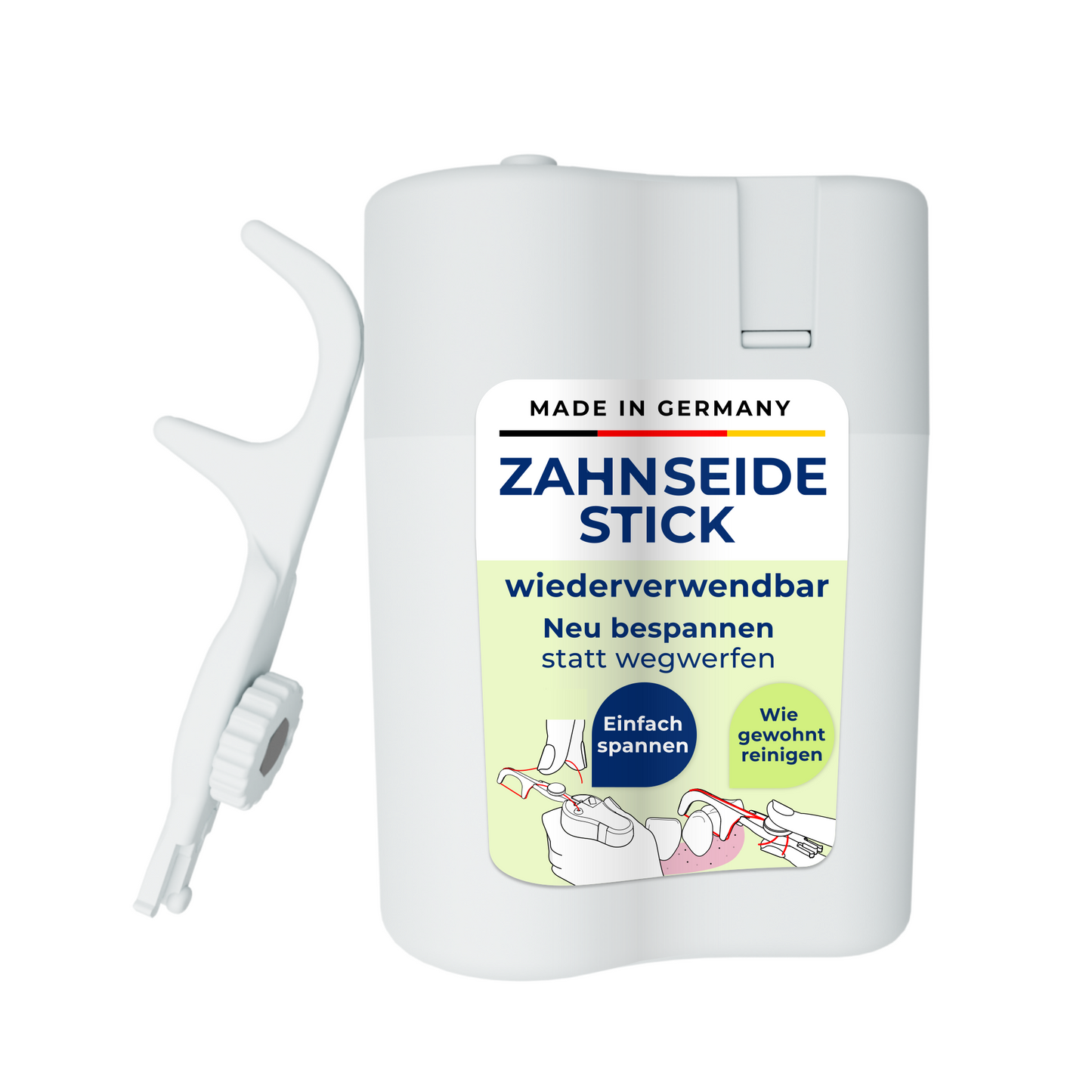 Zahnseide-Stick wiederverwendbar