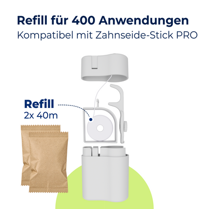 Vegane Zahnseide 2x40m