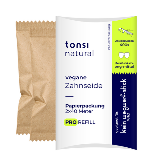 Vegane Zahnseide 2x40m