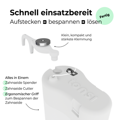 Zahnseide-Stick wiederverwendbar